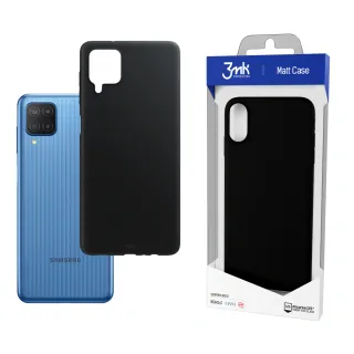 Odolný zadní kryt pro Samsung Galaxy M12 - 3mk Matt Case black  5903108344036