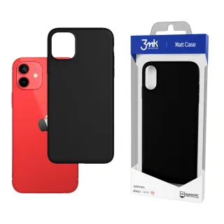 Odolný zadní kryt pro Apple iPhone 12 Mini - 3mk Matt Case black  5903108291064