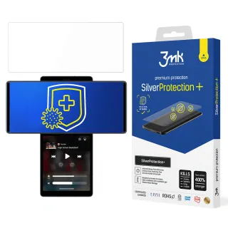 3MK SilverProtection+ Fólie antimikrobiální pro LG Wing 5G, (5903108309189)