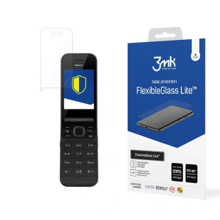 Hybridní sklo pro Nokia 2720 Flip - 3mk FlexibleGlass Lite™ 5903108221146