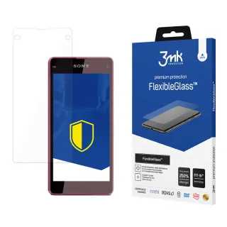 3MK Ochranné tvrzené sklo pro Sony Xperia Z1 Compact - 3mk FlexibleGlass™ (5901571101866)