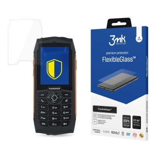 3MK Ochranné tvrzené sklo pro MyPhone Hammer 3 Plus - 3mk FlexibleGlass™ (5903108016346)