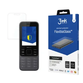 3MK Ochranné tvrzené sklo pro Nokia 6300 4G - 3mk FlexibleGlass™ (5903108437325)