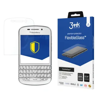 3MK Ochranné tvrzené sklo pro BlackBerry Q10 - 3mk FlexibleGlass™ (5901571100906)