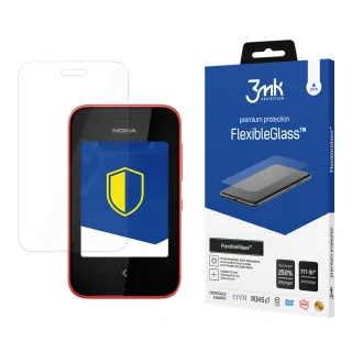3MK Ochranné tvrzené sklo pro Nokia Asha 230 Dual - 3mk FlexibleGlass™ (5901571172972)
