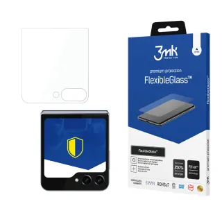 3MK Ochranné tvrzené sklo pro Samsung Galaxy Z Flip 5 (Front) - 3mk FlexibleGlass™ (5903108529747)