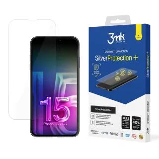 3MK SilverProtection+ Fólie antimikrobiální pro Apple iPhone 15, (5903108535335)