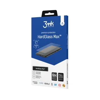 Tvrzené sklo pro OnePlus 9 Black - 3mk HardGlass Max™ 5903108306331