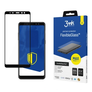 Samsung Galaxy A8 2018 Black - 3mk FlexibleGlass Max™ 5903108032063