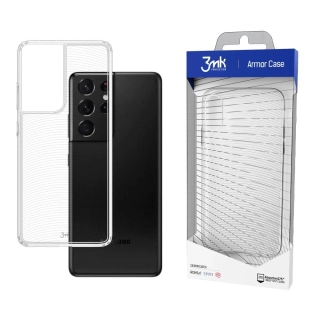 3mk pouzdro zadní kryt 3MK Armor Case na Samsung Galaxy S21 Ultra 5G - průhledné 5903108339841