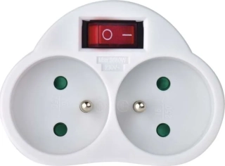 Konnoc Dx-R2S Dvojzásuvka S Vypínačem 8594026148690