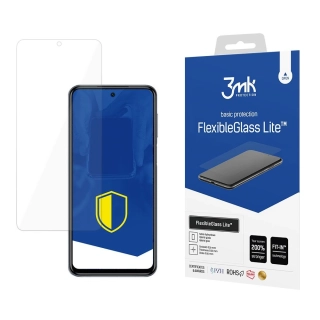 Hybridní tvrzené sklo pro Xiaomi Redmi Note 10s/10 4G - 3MK FlexibleGlass Lite™,  5903108374811