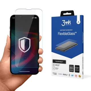 Hybridní tvrzené sklo pro Apple iPhone 14/14 Pro - 3mk FlexibleGlass™, 5903108486217