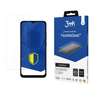 Hybridní tvrzené sklo pro Samsung Galaxy A02s / A03s - 3mk FlexibleGlass™, 5903108343084